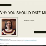 სტუდენტი, რომელიც მამაკაცების მიზიდვას Power Point-ის პრეზენტაციით ცდილობდა